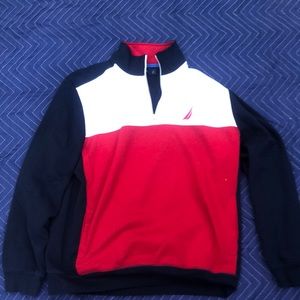 Nautica Large Men’s quarter zipped sweater
